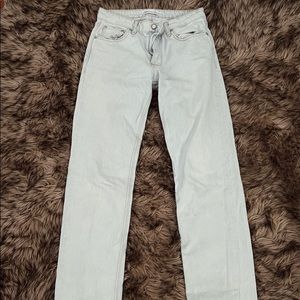 Zara straight jeans